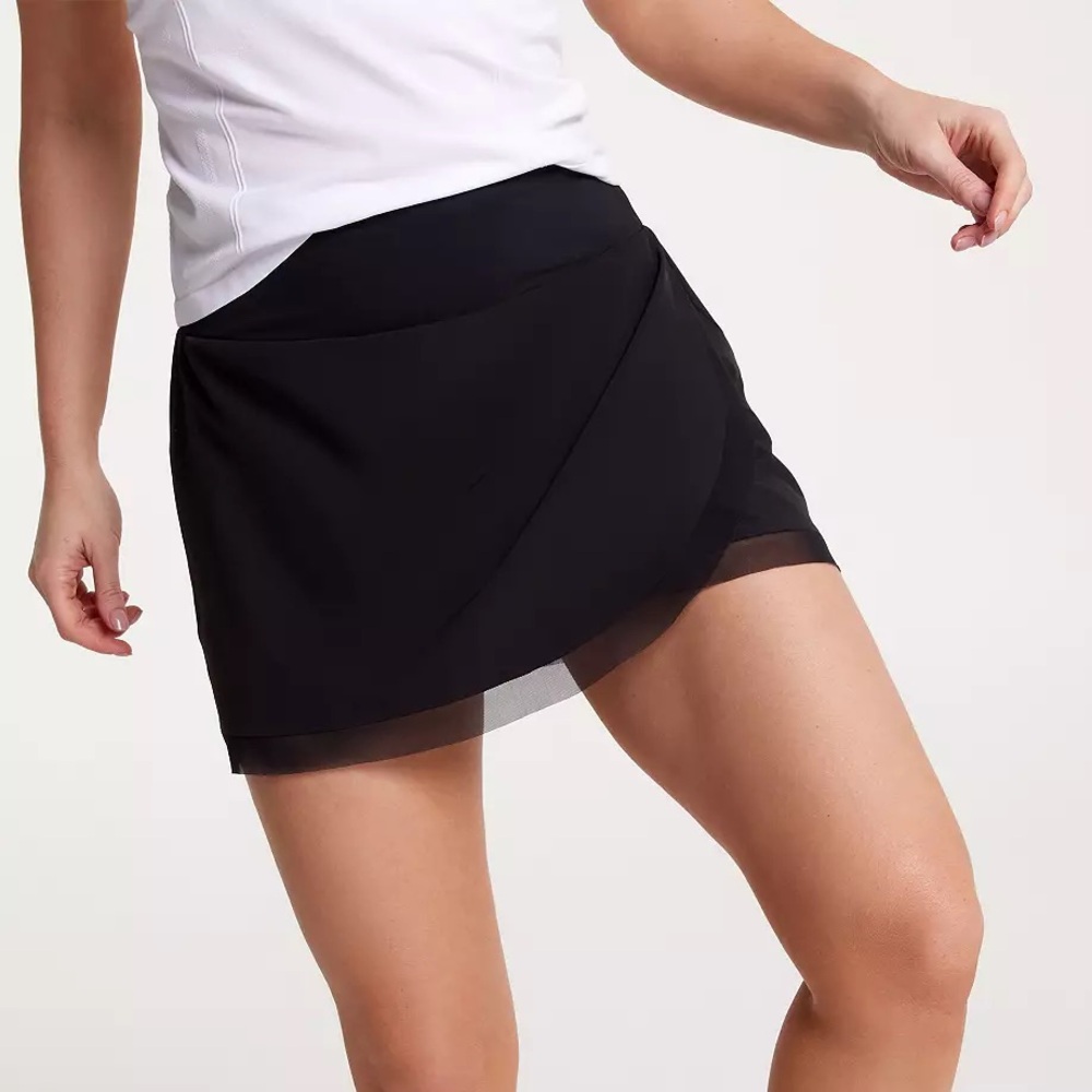 Calia Black Sports Skirt with Shorts liner
